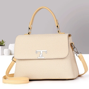 Borsa A Mano In Tessuto E Pelle PU Con Fibbia Magnetica In Metallo TG Manico Superiore Tracolla Da Donna Stile Francese