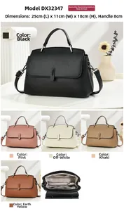 Detailansicht der Handtasche aus Kieselleder in fünf Farben mit Innenreißverschluss