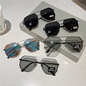 Collection of aviator sunglasses with photochromic and polarized lenses for driving