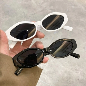 Retro Geometric Cat Eye Sunglasses For Women Men PC Frame Leopard Panther Metal Decoration Outdoor UV400 Trendy Eyewear