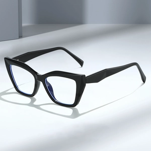Cat Eye Blue Light Blocking Glasses TR90 Butterfly Frame Spring Hinges Fashion Retro Eyewear Anti Eyestrain