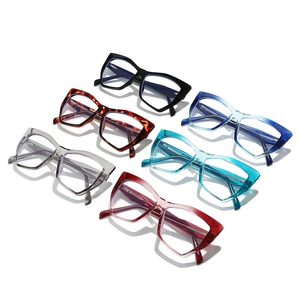 Chic TR90 cat eye blue light blocking glasses frames in multiple colors for women