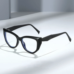 Cat Eye Anti Blue Light Glasses TR90 Butterfly Frame Eyeglasses With Spring Hinge Fashion For Women