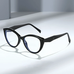 Anti Blue Light Cat Eye Glasses TR90 Frame Fashionable Spring Hinge Optical Eyewear For Women