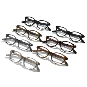 Lunettes anti-lumière bleue à monture ronde TR90 en diverses couleurs rétro