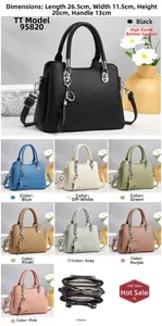 Internal layout and 8 color options for the high-capacity lychee texture tote bag