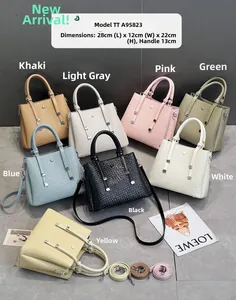 Detailed size specifications and 8-color options for woven texture tote bag