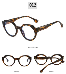 Three-angle display of retro tortoiseshell round frames showing front, side and back views