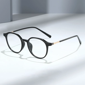 Occhiali Filtro Luce Blu Tondi Retro Montura PC Lente AC Cerniera Metallica Anti Riflesso UV400 Unisex