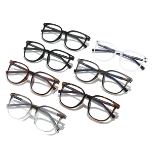 Retro oversized square blue light blocking glasses in multiple colors including tortoiseshell