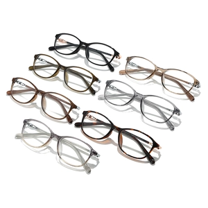 Retro transparent jelly color glasses frames in various fashion styles for men and women