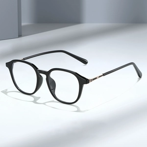 Anti Blue Light Glasses Retro Square Round Frame PC Metal Optical Eyewear For Women Men Fashion Computer Eye Protection