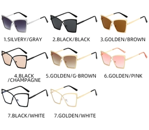 Lunettes de soleil papillon surdimensionnées avec diverses options de verres et montures