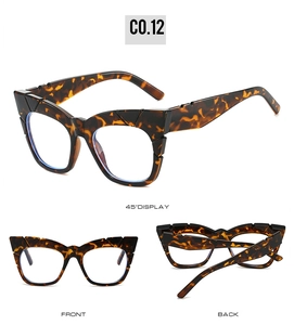 Three-way view of square tortoiseshell sunglasses showing front, back and 45-degree angles