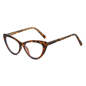 Lunettes œil de chat vintage avec motif écailles et verres anti-lumière bleue
