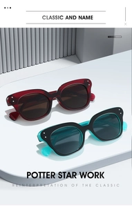 Détail de lunettes de soleil œil-de-chat vintage avec rivets en métal et finition élégante