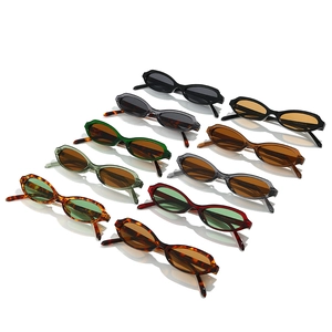 Oval retro sunglasses collection for women featuring classic black and tortoiseshell colors