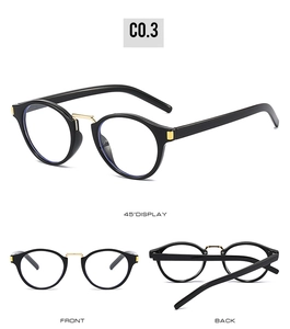 Detailed views of vintage round metal pilot sunglasses with black frames and gold accents