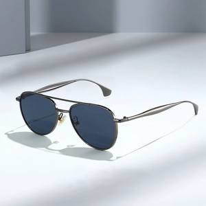 Aviator Sunglasses For Men And Women Metal Frame Retro Double Bridge UV400 Protection Classic Fashion Eyewear