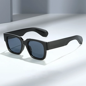Vintage Square Sunglasses UV400 Protection PC Thick Frame Outdoor Fashion Street Style For Men Women