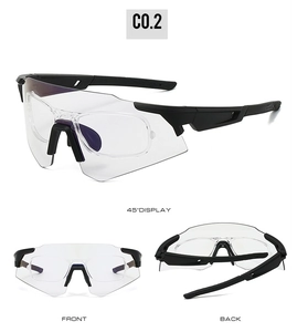 Multiple views of C0.2 tactical glasses showing 45-degree, front, and back angles