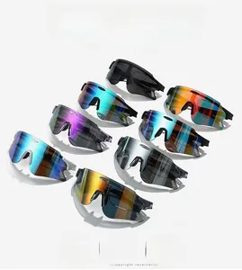 Farbige rahmenlose Radsport-Sonnenbrillen für Outdoor-Sportarten und Windschutz