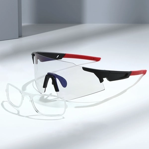 Cycling Sports Sunglasses Photochromic Goggles For Men Women PC Frame AC Lens Anti-Fog Myopia Inner Frame UV400 Windproof