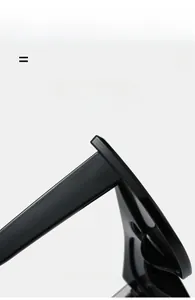 Detail of high-quality hinges on square black sunglasses with super elastic frames