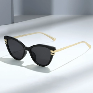 Retro Cat Eye Sunglasses PC Metal Frame AC Lens UV400 Protection Outdoor Travel Fashion Accessory For Women