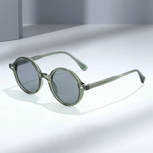 Lunettes De Soleil Ovales Rétro Petit Cadre Protection UV400 TR90 Léger Mode Plein Air Pour Hommes Femmes