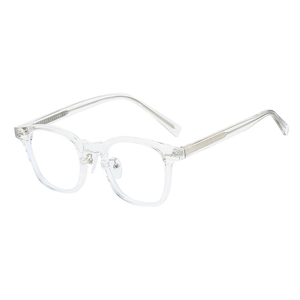 Lunettes TR90 transparentes à monture complète avec filtre de lumière bleue et branches