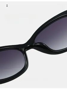 Macro detail of ergonomic integrated nose pads on black sunglasses for comfortable wear