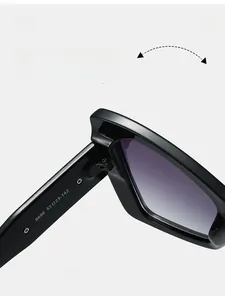 Detail shot of durable metal hinges and high-quality frames on these stylish sunglasses