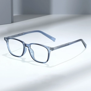Lunettes Anti Lumière Bleue TR90 Monture Carrée Mode Simple Rétro Lunettes De Vue Pour Femmes Et Hommes