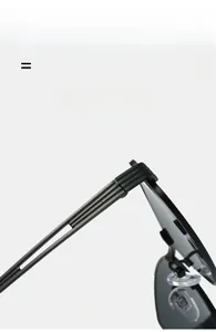 Detail view of lightweight black sunglasses showing flexible hollow temples and hinges