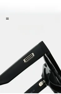 Macro view of TR90 sunglasses temple showing thick frame and metallic hinge accents