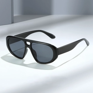 Lunettes De Soleil Aviateur Monture PC Verres PC Protection UV400 Pour Conduite Extérieure Mode Rétro Hommes Femmes