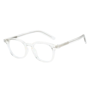Classic transparent TR90 round frame blue light blocking glasses for men and women