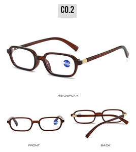 Close-up of tortoise shell square reading glasses with +2.00 anti-blue light lenses