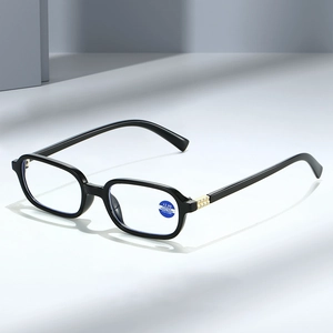 Fashion Square Reading Glasses Anti Blue Light PC Frame Clear Lens Lightweight Magnifying Eyewear For Men Women