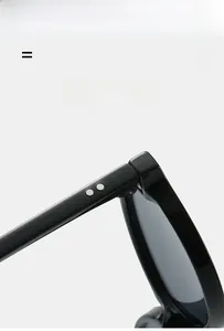 Close-up of lightweight oval sunglasses with silver studs and high elastic frame
