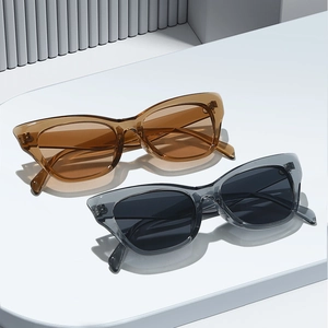 Fashion Cat Eye Sunglasses PC Frame UV400 Protection Vintage Trendy Eyewear For Outdoor Travel Daily Fashion Unisex