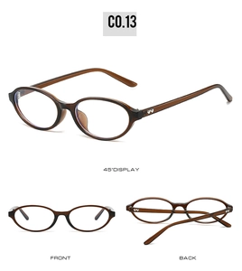 Three views of oval brown sunglasses featuring a silver heart detail on the temple arms