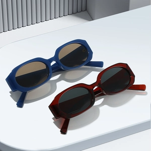 Retro Oval Sunglasses PC Frame UV400 Protection Fashion Trendy Eyewear For Men Women Outdoor Driving