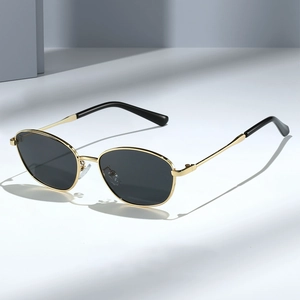 Retro Cat Eye Sunglasses Metal Frame UV400 Protection For Driving Outdoor Activities Vintage Style Fashion Eyewear