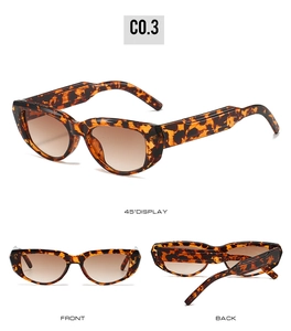 Detailed multi-angle views of vintage tortoiseshell cat-eye sunglasses with gradient lenses