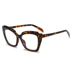 Tortoiseshell cat-eye glasses with blue light blocking lenses in a retro PC frame