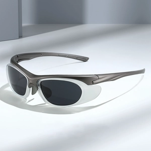 Y2K Sports Sunglasses Tech Style Cycling Glasses With PC Frame PC Lenses UV Protection Windproof For Men Women Outdoor