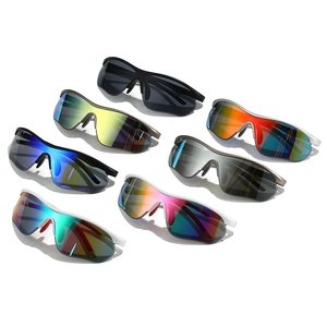 Outdoor sports cycling sunglasses set with colorful polarized lenses in seven color styles