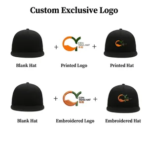 Opzioni di personalizzazione del cappellino snapback per loghi vuoti, stampati e ricamati
